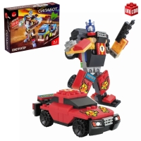 Конструктор-трансформер &laquo;Стриткар&raquo;, 82 детали, цвет красный