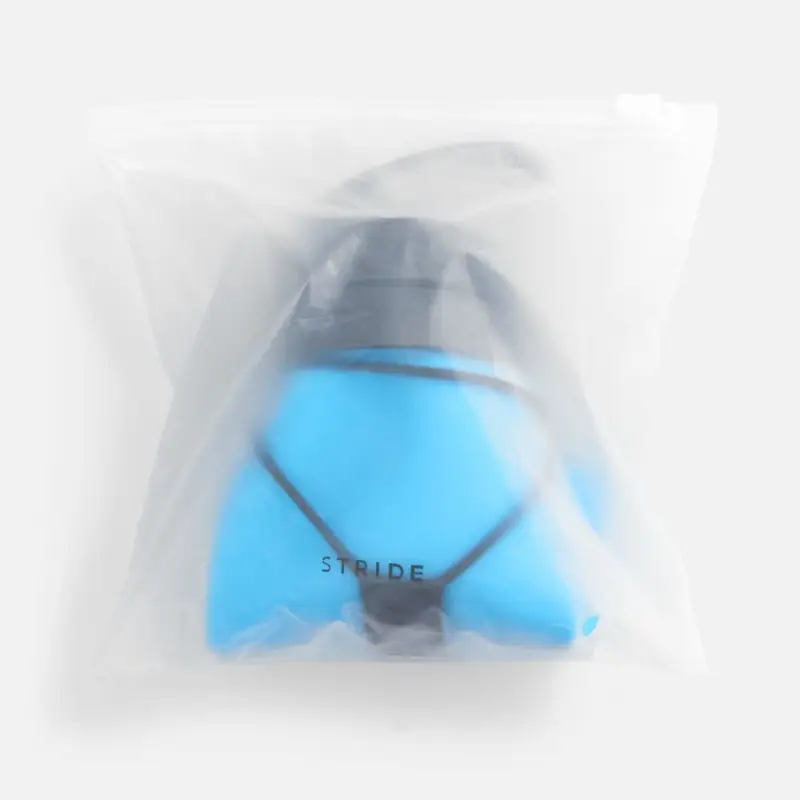 Складная бутылка для воды Langfossen, голубая Складная бутылка для воды Langfossen, голубая