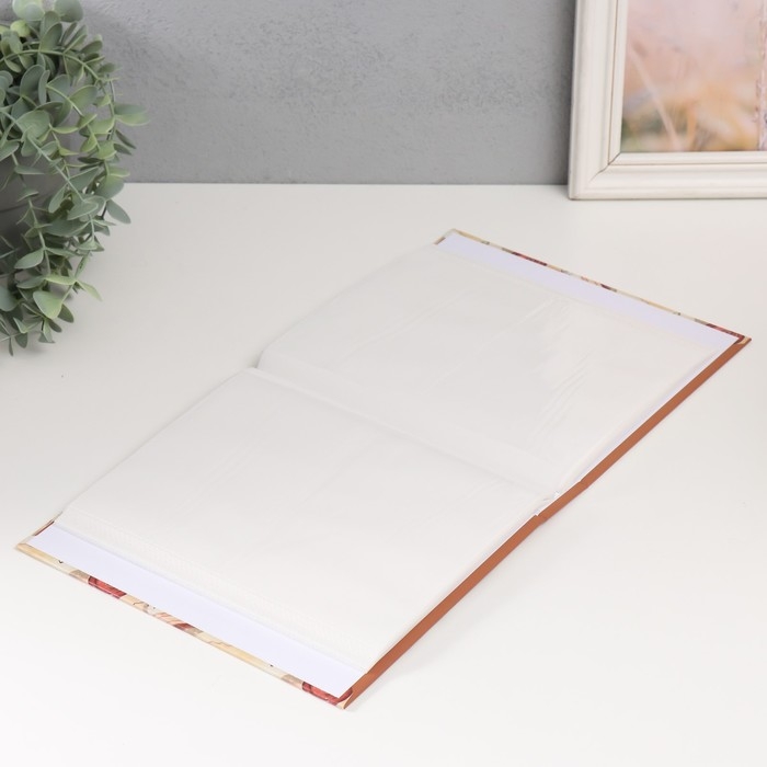 Фотоальбом на 100 фото 10х15 см "Фотоаппарат с цветами. Ретро" в коробке МИКС 5х19х23 см