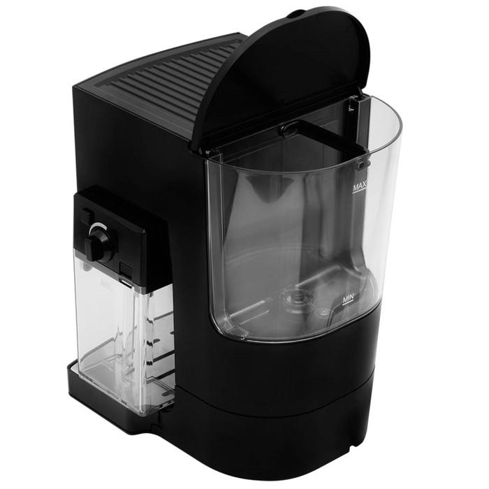 Кофеварка Kitfort КТ-743, рожковая, 1400 Вт, 1.4/0.4 л, чёрная Кофеварка Kitfort КТ-743, рожковая, 1400 Вт, 1.4/0.4 л, чёрная