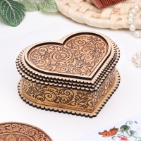 Шкатулка &laquo;Для неё&raquo;, 12&times;10&times;5 см, береста