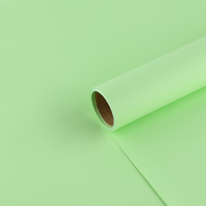 Плёнка для цветов упаковочная матовая &laquo;Свежая мята&raquo;, 0.5 x 8 м