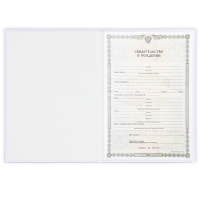 Папка для свидетельства о рождении &laquo;Love&raquo;, А4.