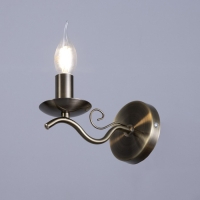 Бра "Альваро" 1x40Вт E14 бронза 10х20х13 см Бра "Альваро" 1x40Вт E14 бронза 10х20х13 см