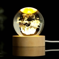 Светильник новогодний &laquo;Новый год: Новогодний&raquo;, диам. 6 см