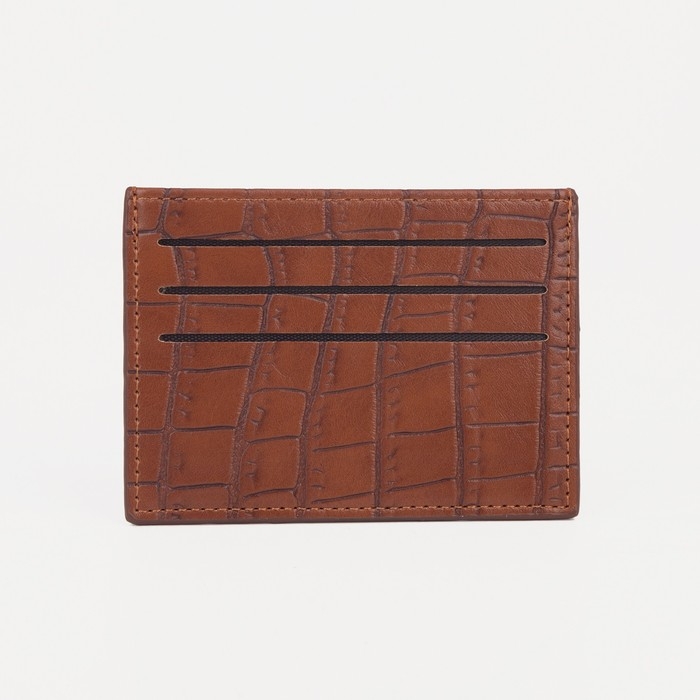 Картхолдер, цвет коричневый