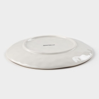 Тарелка фарфоровая Доляна &laquo;Космос&raquo;, d=18,5 см, цвет красный