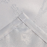 Скатерть Этель "Ветвь" цв.серебро, 142*220 +/-3 см, 115 &plusmn;10 гр,100%