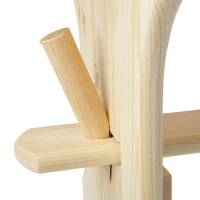 Лавка деревянная из сосны, овальная "Добропаровъ" 120х27х42 см, нагрузка до 120 кг Лавка деревянная из сосны, овальная "Добропаровъ" 120х27х42 см, нагрузка до 120 кг