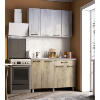 Кухонный гарнитур Палермо, 1200х600, Белый/Дуб Остин Серый,Дуб Остин Бежевый/Антарес Кухонный гарнитур Палермо, 1200х600, Белый/Дуб Остин Серый,Дуб Остин Бежевый/Антарес