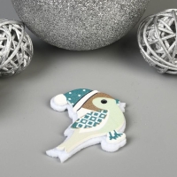 Декор для творчества дерево, войлок "Воробушек в шапочке" набор 6 шт 4,2х4,2 см Декор для творчества дерево, войлок "Воробушек в шапочке" набор 6 шт 4,2х4,2 см