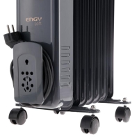 Обогреватель ENGY EN-2407 Loft, масляный, 1500 Вт, 7 секций, 15 м&sup2;, чёрный