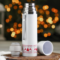 Новый год. Набор &laquo;С Новым годом&raquo;:: термос 500 мл, кружка 200 мл, 2 шт.