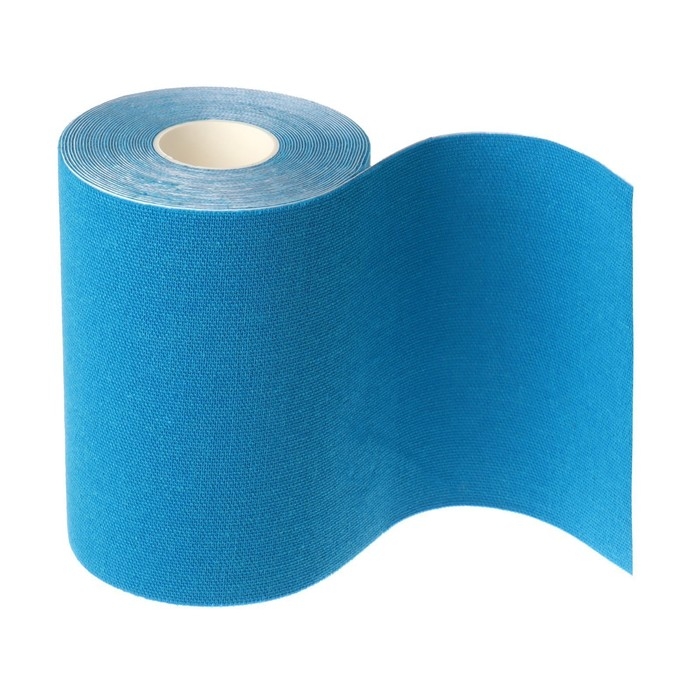 Кинезио - тейп, 10 см &times; 5 м, цвет синий