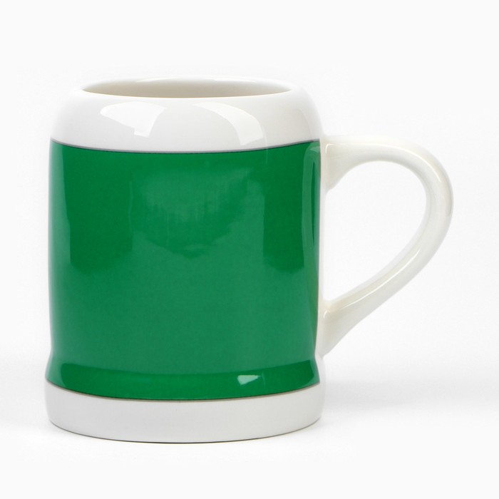 Кружка керамическая пивная «Настоящий мужик», 600 мл, цвет белый Кружка керамическая пивная «Настоящий мужик», 600 мл, цвет белый