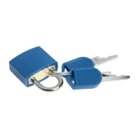 Замок навесной для чемодана, малый, синий Замок навесной для чемодана, малый, синий