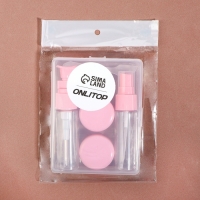 Набор для хранения, в футляре, 6 предметов, цвет МИКС Набор для хранения, в футляре, 6 предметов, цвет МИКС