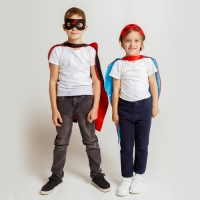 Карнавальный набор &laquo;Загадочный мститель&raquo;: плащ и маска