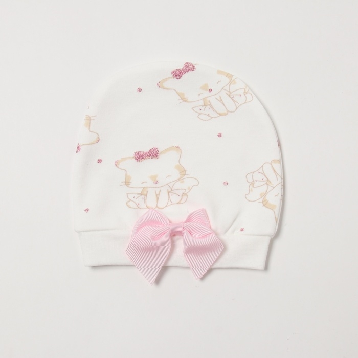 Комплект детский, цвет белый/розовый, рост 68 см