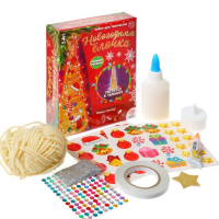 Набор для творчества &laquo;Новогодняя ёлочка из ниток&raquo;, светится в темноте