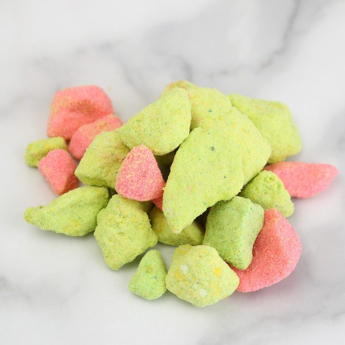 Бомбочки для ванны Бомбочки для ванны "Бурлящие кристаллы Клубника и Мята " с шиммером 150 гр Добропаровъ