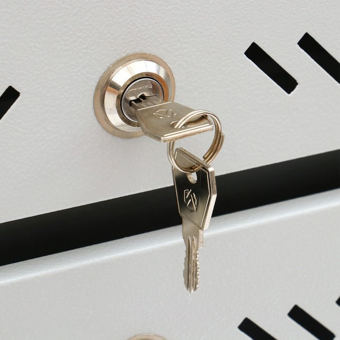 Ящик почтовый многосекционный, 6 секций, с задней стенкой, серый, дверка МИКС Ящик почтовый многосекционный, 6 секций, с задней стенкой, серый, дверка МИКС