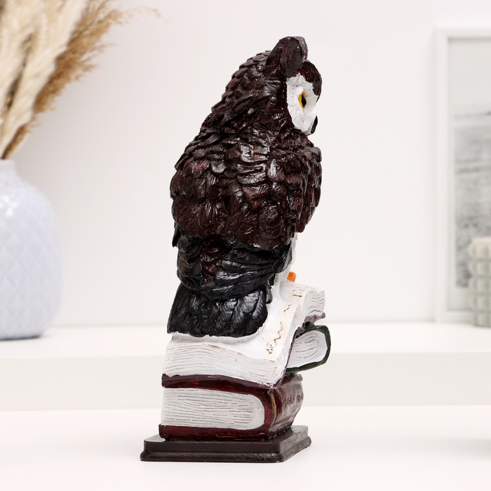 Фигура Фигура "Сова на книгах" 9х8х22см