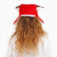 Карнавальная шапка &laquo;Ушанка&raquo; с рожками