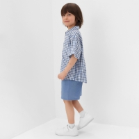 Костюм для мальчика (рубашка и шорты) KAFTAN, р.30 (98-104), синий Костюм для мальчика (рубашка и шорты) KAFTAN, р.30 (98-104), синий