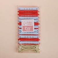 Бигуди «Коклюшки», d = 1 см, 9 см, 12 шт, цвет МИКС Бигуди «Коклюшки», d = 1 см, 9 см, 12 шт, цвет МИКС