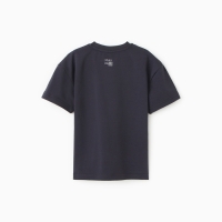 Футболка для мальчика, цвет темно-серый, рост 140 см Футболка для мальчика, цвет темно-серый, рост 140 см