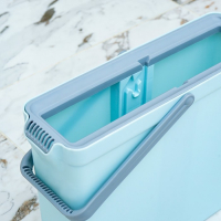 Швабра с отжимом и ведро Raccoon: швабра ПВА, ведро для полоскания 11 л Швабра с отжимом и ведро Raccoon: швабра ПВА, ведро для полоскания 11 л