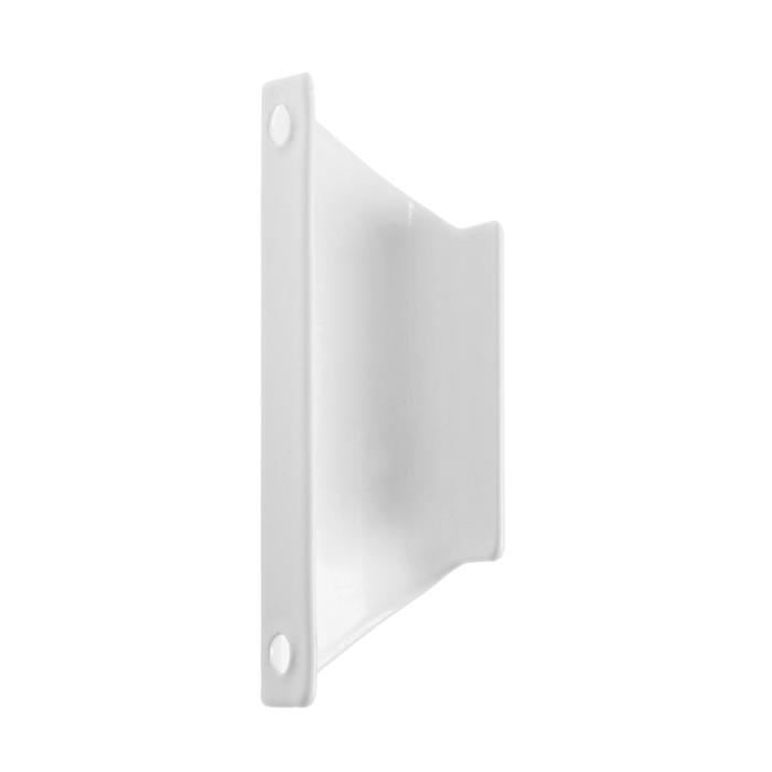 Ручка балконная, металлическая, белая Ручка балконная, металлическая, белая