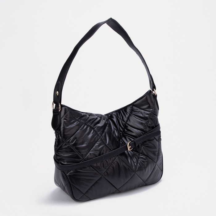 Сумка-мешок на молнии, цвет чёрный Сумка-мешок на молнии, цвет чёрный