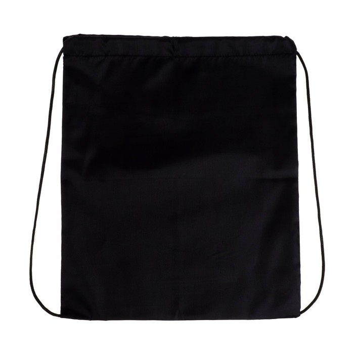 Мешок для обуви 420 х 340 мм, Мешок для обуви 420 х 340 мм, "Стандарт" СДС-1, (мягкий полиэстер, плотность 210 D), чёрный