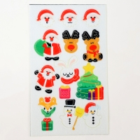 Наклейки из фетра &laquo;Новогоднее настроение&raquo;, 11 х 18,5 см, 14 шт