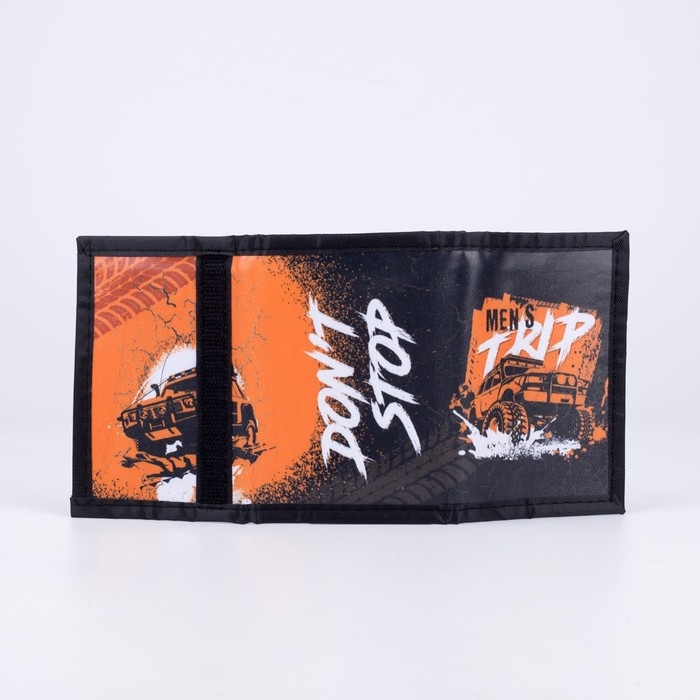 Кошелёк &laquo;Крутая тачка&raquo; на липучке