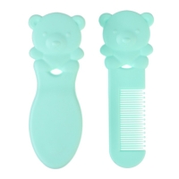 Набор расчесок «Мишка», 2 шт., цвет зеленый Набор расчесок «Мишка», 2 шт., цвет зеленый