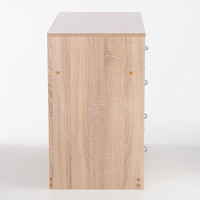 Комод 5 ящиков, 900х480х800, Дуб сонома/Белый Комод 5 ящиков, 900х480х800, Дуб сонома/Белый