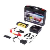 Пуско-зарядное устройство 5400 мАч, 3 LED, 2USB, DC 12V, компрессор Пуско-зарядное устройство 5400 мАч, 3 LED, 2USB, DC 12V, компрессор