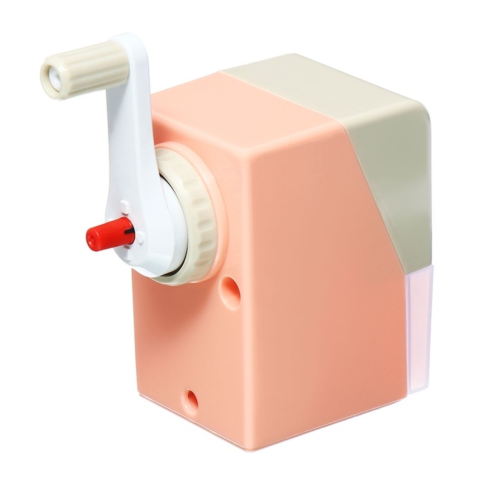 Точилка механическая с контейнером Классика Розовый Точилка механическая с контейнером Классика Розовый