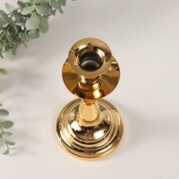 Подсвечник металл на 1 свечу "Круги на воде" d-2 см 9,5х9,5х21 см Подсвечник металл на 1 свечу "Круги на воде" d-2 см 9,5х9,5х21 см