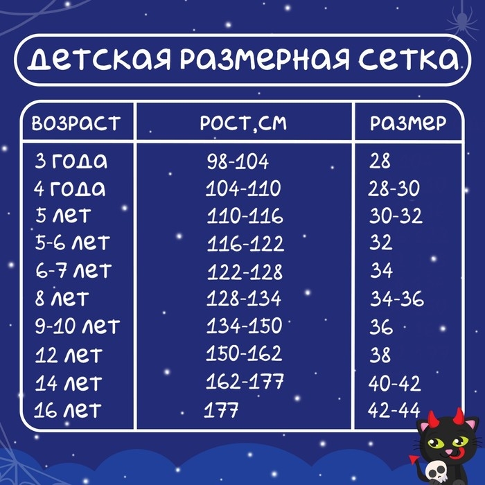 Карнавальный набор &laquo;Сладость или гадость?&raquo;, цвет оранжевый