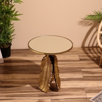 Столик кофейный 46х46х52 см, алюминий, стекло Столик кофейный 46х46х52 см, алюминий, стекло