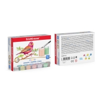 Гуашь 12 цветов по 20 мл, ErichKrause Pastel, в картонной упаковке Гуашь 12 цветов по 20 мл, ErichKrause Pastel, в картонной упаковке