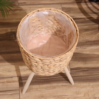 Набор плетёных кашпо, 3 шт, высота 36х36х56 см Набор плетёных кашпо, 3 шт, высота 36х36х56 см