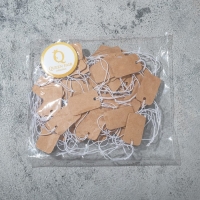 Ценник набор 100 шт., 1,5×2,5, цвет крафтовый Ценник набор 100 шт., 1,5×2,5, цвет крафтовый