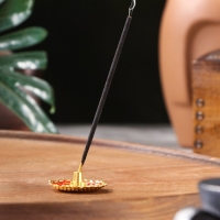 Подставка для любых благовоний "Лотос малый", эмаль красный Подставка для любых благовоний "Лотос малый", эмаль красный