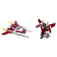 Конструктор блочный &laquo;Бомбардировщик&raquo;, 157 деталей, 3 варианта сборки