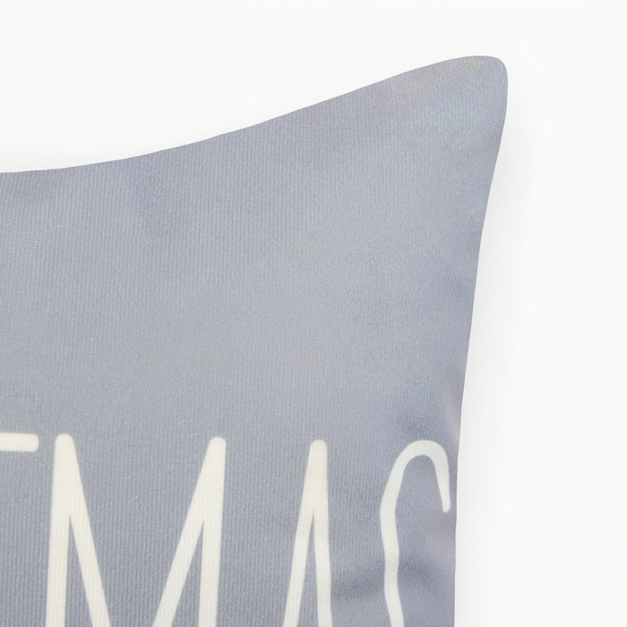 Набор декоративных наволочек Этель "Hello, winter" 40*40 см - 4 шт, 100% п/э, велюр